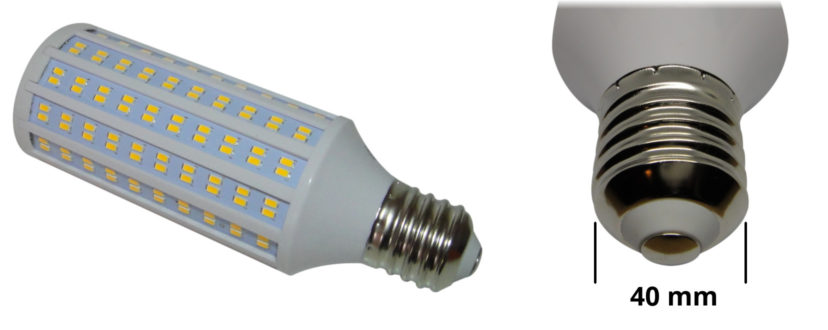 LED Lampe mit E40 Lampensockel
