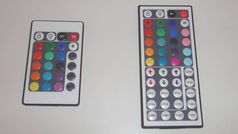 Fernbedienungen für LED Controller mit 24 und 44 Tasten