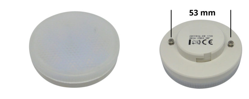 LED Lampe mit GX53 Lampensockel