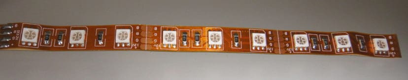 Komponenten auf einem LED Band